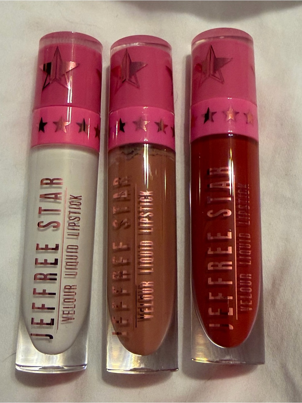 3 Velour Liquid Lipstick by Jeffree Star 
Christmas Cookie Redrum Druglord NIB